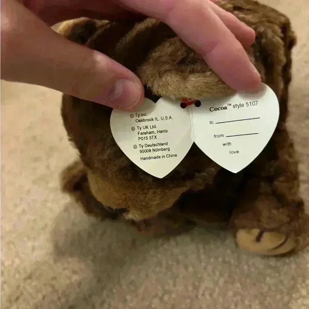 Large Beanie Baby Cocoa The Brown Bear 1996